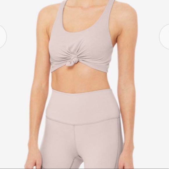 ALO Yoga Tops - Alo Yoga Lavender Knot Bra Tank